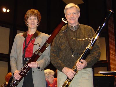 Vanhal Concerto for Two Bassoons with John Miller, Jr. at University of WI, River Falls